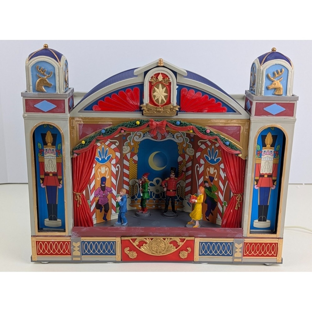 Lemax Nutcracker Suite Animated Music Box Musical Theater Christmas Village Test